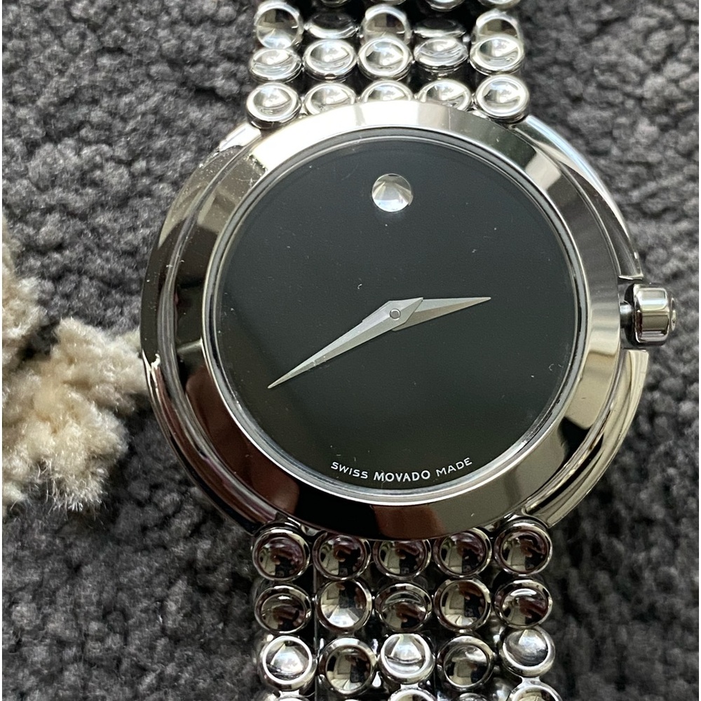 Authentic Vntg. Movado 84.G4.1830 10817330 Trembrili Museum Ladies Dress Watch.